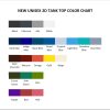 tank top color chart - Initial D Store