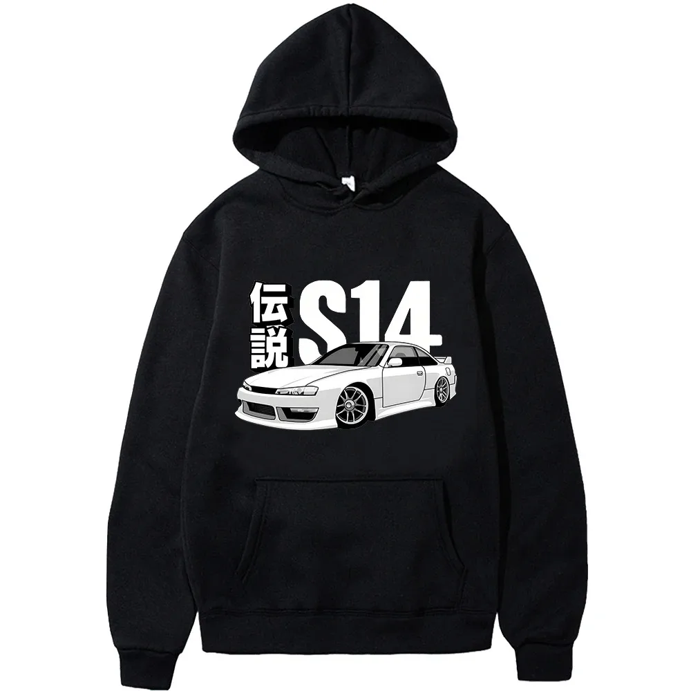 kf S80c209beffcb4ef9a1210d9d8a1a73f7r Initial D JDM Hoodie Vintage S14 FD Drift Japanese Cars Printed Sweatshirt Harajuku Tracksuit Loose Men - Initial D Store