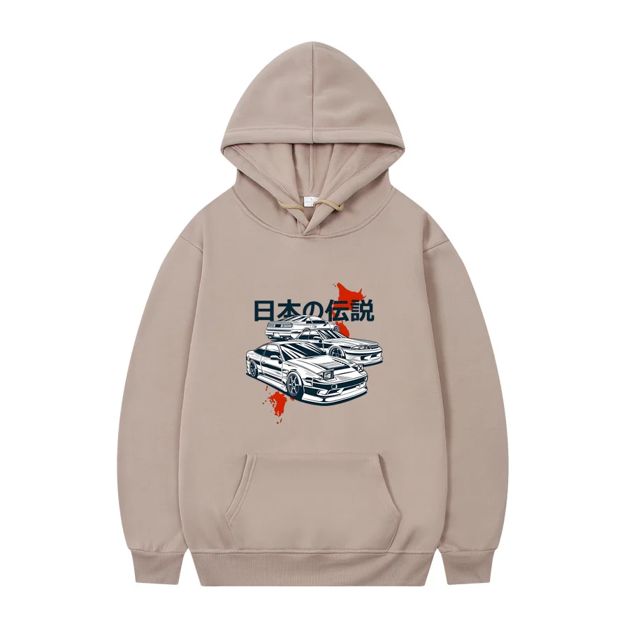 kf S83baca8314ae4ab78ea8c00e031bdb8bD Anime Initial D Hoodie Drift JDM Pullover Oversized Sweatshirt EU Size Silvia Streetwear S Comic14 Japan - Initial D Store